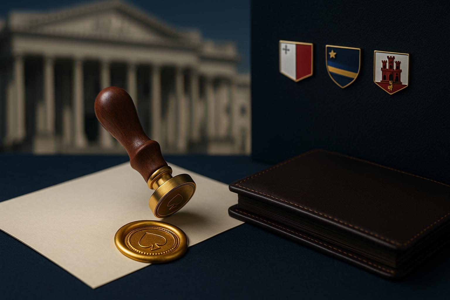 Regulatory compliance and licensing documentation for blockchain casino operations
