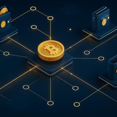 Blockchain network connecting cryptocurrency wallets to online gaming platforms